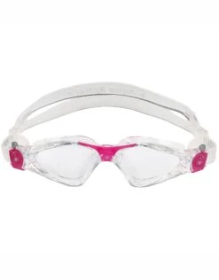 AQUA SPHERE Kayenne Small Fit Goggle - Clear Lens -Swimming Equipment Store 20225 Kayenne Compact EP1240022LC Clear Trans Pink 2