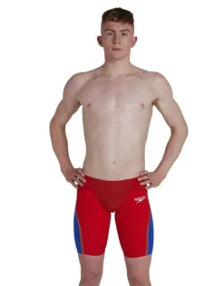 Swimming Equipment Store 27 Speedo Fastskin LZR Pure Intent Jammer - Red/Blue