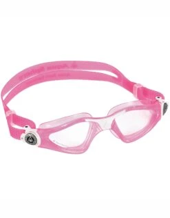 AQUA SPHERE Kayenne Junior Goggles - Clear Lens -Swimming Equipment Store 34318 KayenneJr EP1230209LC Clear Pink White 3 1