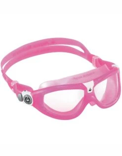 AQUA SPHERE Seal Kid 2 Swim Goggle -Swimming Equipment Store 71992 SealKid2 Clear Pink White 3 1
