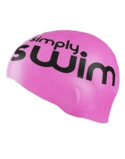 Swimming Equipment Store 5 Silicone Swim Cap - High Vis Pink