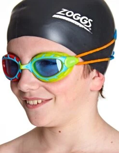 Zoggs Junior Predator Goggle -Swimming Equipment Store 82715 Predator Junior Blue Red Lime 2