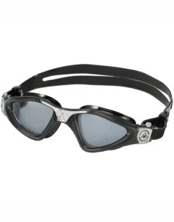 AQUA SPHERE Kayenne Goggles - Tinted Lens -Swimming Equipment Store 83251 Kayenne EP1220115LD Smoke Black Silver 1