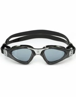 AQUA SPHERE Kayenne Goggles - Tinted Lens -Swimming Equipment Store 83251 Kayenne EP1220115LD Smoke Black Silver 2
