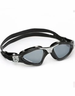 AQUA SPHERE Kayenne Goggles - Tinted Lens -Swimming Equipment Store 83251 Kayenne EP1220115LD Smoke Black Silver 3