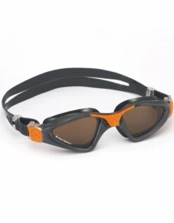 AQUA SPHERE Kayenne Goggles - Polarised Lens -Swimming Equipment Store 83252 Kayenne EP1221008LPB Polarized Grey Orange 3