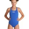 Arena Girls Team Swim Pro Solid Swimsuit - Royal/White