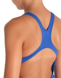 Arena Girls Team Swim Pro Solid Swimsuit - Royal/White -Swimming Equipment Store Arena Girls Team Swim Pro Solid Swimsuit Royal White 5