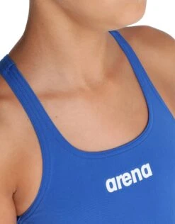 Arena Girls Team Swim Pro Solid Swimsuit - Royal/White -Swimming Equipment Store Arena Girls Team Swim Pro Solid Swimsuit Royal White 6