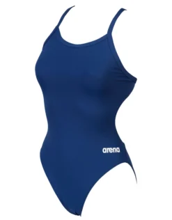 Arena Team Challenge Solid Swimsuit - Navy/White -Swimming Equipment Store Arena Team Challenge Solid Swimsuit Navy White 1