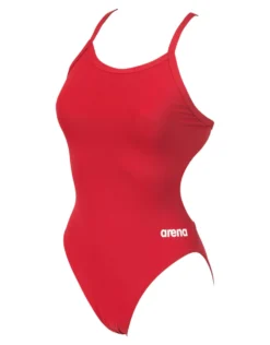 Arena Team Challenge Solid Swimsuit - Red/White -Swimming Equipment Store Arena Team Challenge Solid Swimsuit Red White 7