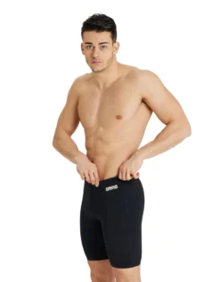 Arena Team Solid Swim Jammer - Black/White