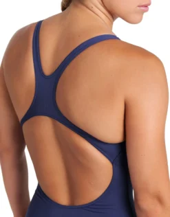 Arena Team Swim Pro Solid Swimsuit - Navy/White -Swimming Equipment Store Arena Team Swim Pro Solid Swimsuit Navy White 7