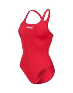 Arena Team Swim Pro Solid Swimsuit - Red/White -Swimming Equipment Store Arena Team Swim Pro Solid Swimsuit Red White 3