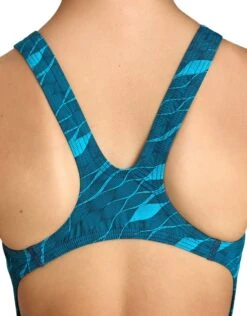 Arena Girls Limited Edition Powerskin ST Next Open Back - Clean-Sea Blue -Swimming Equipment Store ArenaGirlsPowerskinStNextOpenbackCleanSeaBlue 2