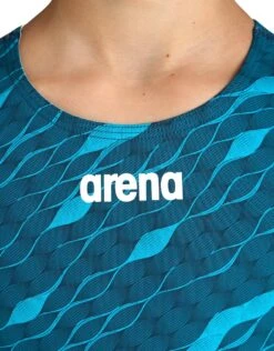 Arena Girls Limited Edition Powerskin ST Next Open Back - Clean-Sea Blue -Swimming Equipment Store ArenaGirlsPowerskinStNextOpenbackCleanSeaBlue 3