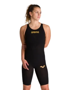 Arena Powerskin Carbon Air 2 Full Body Short Leg - Black And Gold