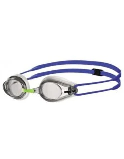 Arena Tracks Swim Goggle -Swimming Equipment Store ArenaTracksSwimGoggle ClearLens WhiteBlueFrame