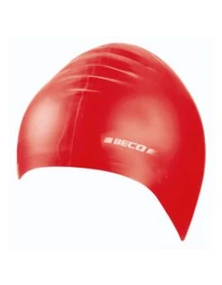 BeCo Adult Silicone Swimming Cap -Swimming Equipment Store BECOAdultSiliconeSwimmingCapRed