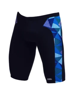 Funky Trunks Blue Bars Swim Jammers -Swimming Equipment Store BlueBarsSwimJammers 1