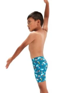 Speedo Tots Boys Digital Allover Jammer - Pluto Blue -Swimming Equipment Store BoysDigitalAlloverJammer 2