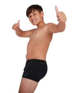 Speedo Boys Endurance Plus Aquashort - Black -Swimming Equipment Store BoysEndurancePlusAquashort Black