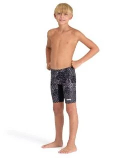 Arena Boys Kikko Pro Swim Jammer - Black/White -Swimming Equipment Store BoysKikkoProSwimJammer BlackWhite 5