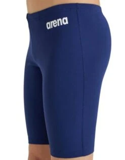 Arena Boys Team Solid Swim Jammer - Navy/White -Swimming Equipment Store BoysTeamSolidSwimJammer NavyWhite 1