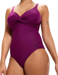 Speedo Brigitte One Piece Swimsuit - Purple -Swimming Equipment Store BrigitteOnePieceSwimsuit Purple 5