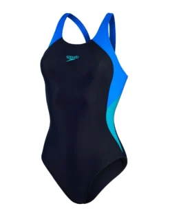 Speedo Colourblock Splice Muscleback - Navy/Blue -Swimming Equipment Store ColourblockSpliceMuscleback NavyBlue 5