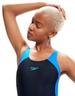 Speedo Colourblock Splice Muscleback - Navy/Blue -Swimming Equipment Store ColourblockSpliceMuscleback NavyBlue 7