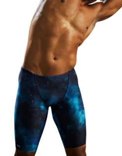 TYR Cosmic Night Durafast Elite Swim Jammer - Teal/Multi -Swimming Equipment Store CosmicNightDurafastEliteSwimJammer TealMulti 10