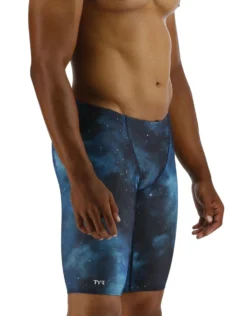 TYR Cosmic Night Durafast Elite Swim Jammer - Teal/Multi -Swimming Equipment Store CosmicNightDurafastEliteSwimJammer TealMulti 8