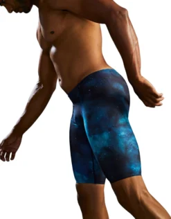 TYR Cosmic Night Durafast Elite Swim Jammer - Teal/Multi -Swimming Equipment Store CosmicNightDurafastEliteSwimJammer TealMulti 9
