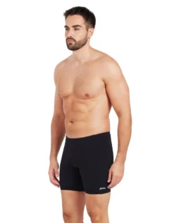 Zoggs Cottesloe Mid Swim Jammer - Black 7 Zoggs Cottesloe Mid Swim Jammer - Black -Swimming Equipment Store CottesloeMidSwimJammer Black 3