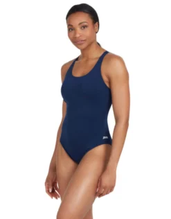 Zoggs Cottesloe Powerback Swimsuit - Navy -Swimming Equipment Store CottesloePowerbackSwimsuit Navy 2