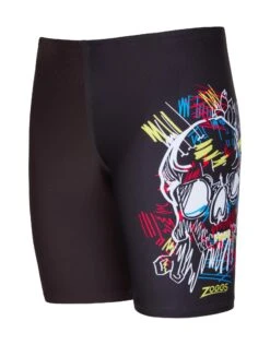 Zoggs Boys Crazy Skull Mid Jammer -Swimming Equipment Store CrazySkullMidJammer 7