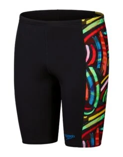Speedo Boys Digital Panel Jammer - Black/Multi -Swimming Equipment Store DigitalPanelJammer BlackMulti 6