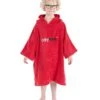 Kids Organic Cotton Short Sleeve Towel Poncho - 5-9 Yrs