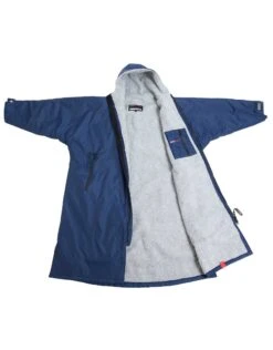 Advance Long Sleeve Adult Robe - Navy/Grey -Swimming Equipment Store DryrobeAdvanceLongSleeve Navy Grey 4