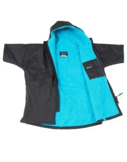 Kids Advance Short Sleeve Robe 5-9 Yrs -Swimming Equipment Store DryrobeKidsAdvanceShortSleeve5 9yrsBlue 3