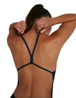 Speedo ECO Endurance Plus Thinstrap Swimsuit - Navy -Swimming Equipment Store ECOEnduranceNavy 1