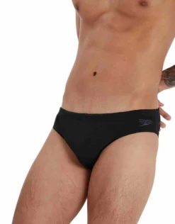 Speedo Endurance Plus 7cm Sportsbrief - Black -Swimming Equipment Store EndurancePlus7cmSportsbrief Black