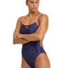Arena Fireworks Challenge Back Swimsuit - Navy/Multi