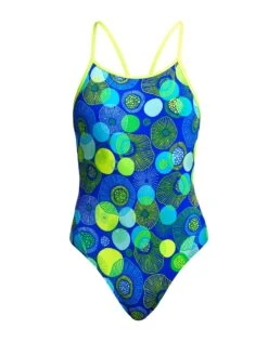 FUNKITA Girls Blue Bottle Diamond Back Swimsuit -Swimming Equipment Store Funkita Girls Blue Bottle Diamond Back Swimsuit 5