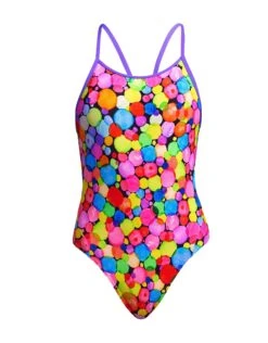 FUNKITA Girls Bubble Tea Diamond Back Swimsuit -Swimming Equipment Store Funkita Girls Bubble Tea Diamond Back Swimsuit 4
