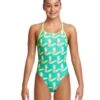 FUNKITA Girls Juicy Jam Diamond Back Swimsuit