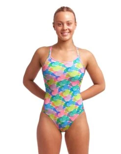 FUNKITA Pastel Porpie Diamond Back Swimsuit -Swimming Equipment Store Funkita Pastel Porpie Diamond Back 2 1