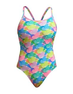 FUNKITA Pastel Porpie Diamond Back Swimsuit -Swimming Equipment Store Funkita Pastel Porpie Diamond Back 4 1