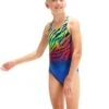 Speedo Girls Digital Placement Medalist - Blue/Multi